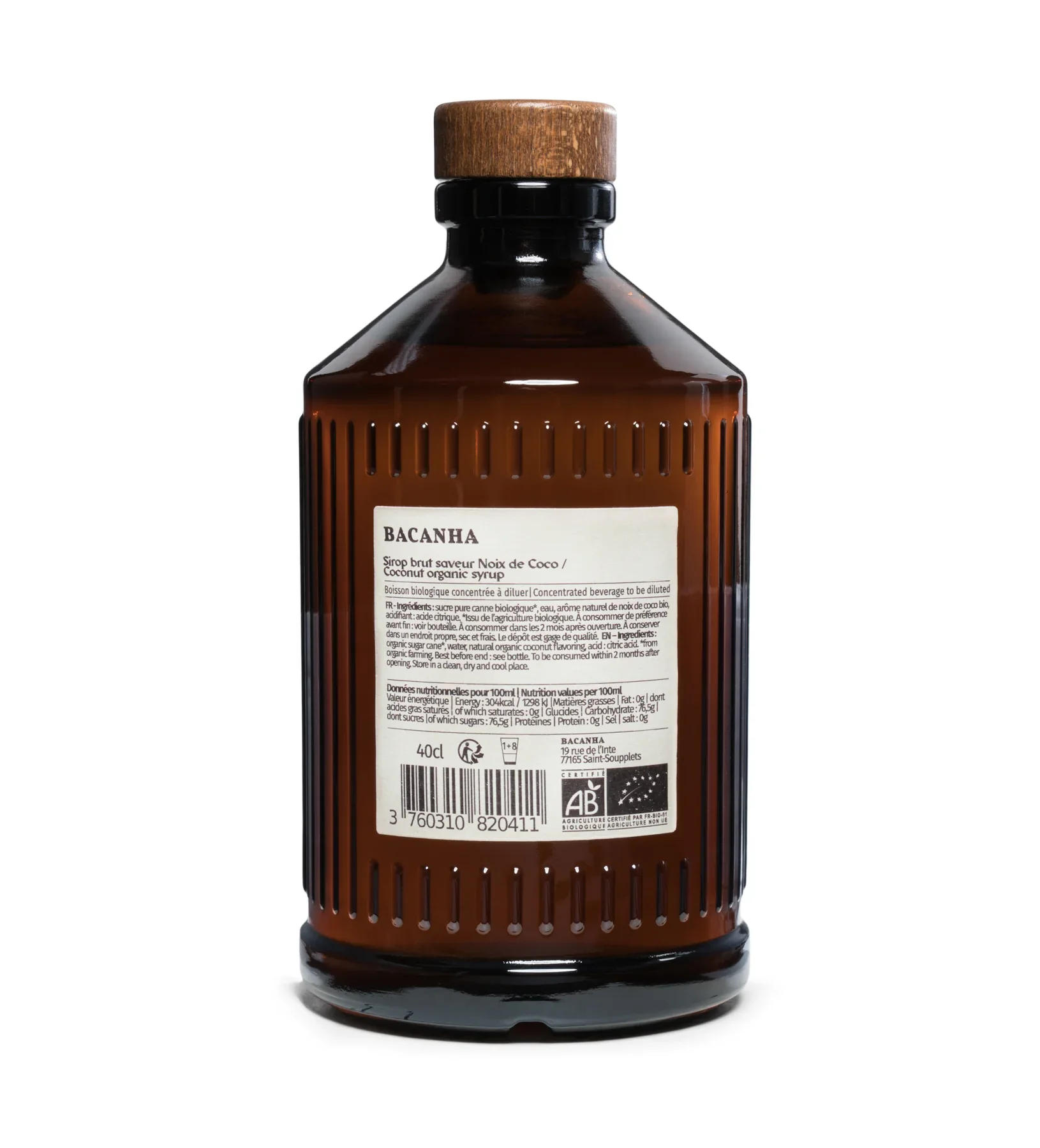Syrop Bacanha o smaku kokosowym [ORGANIC] - Image 2