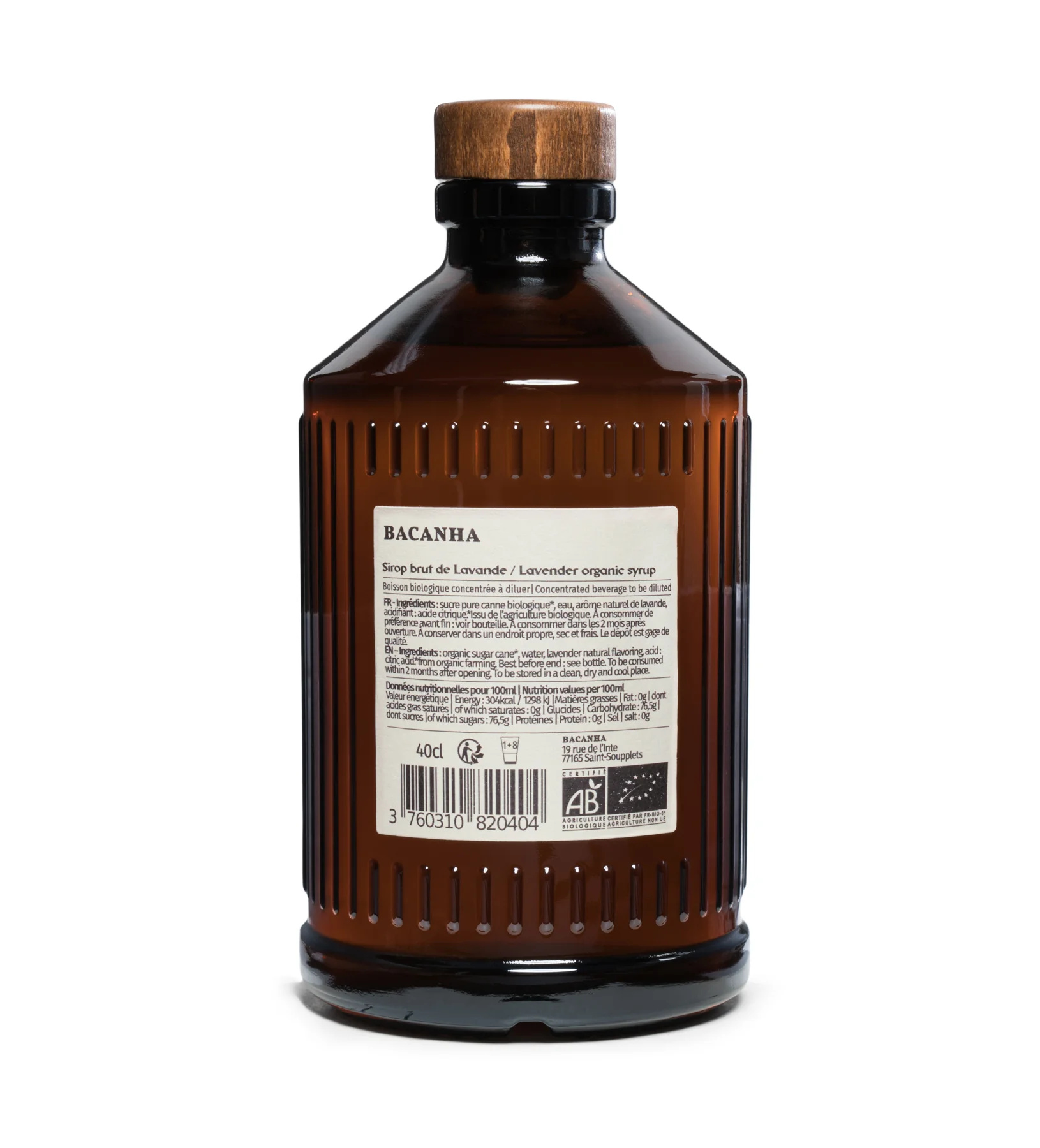 Syrop Bacanha o smaku lawendowym [ORGANIC] - Image 2