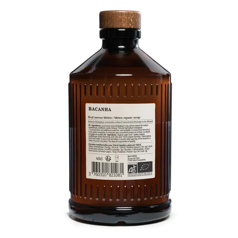 Syrop Bacanha o smaku melonowym [ORGANIC] - Image 2