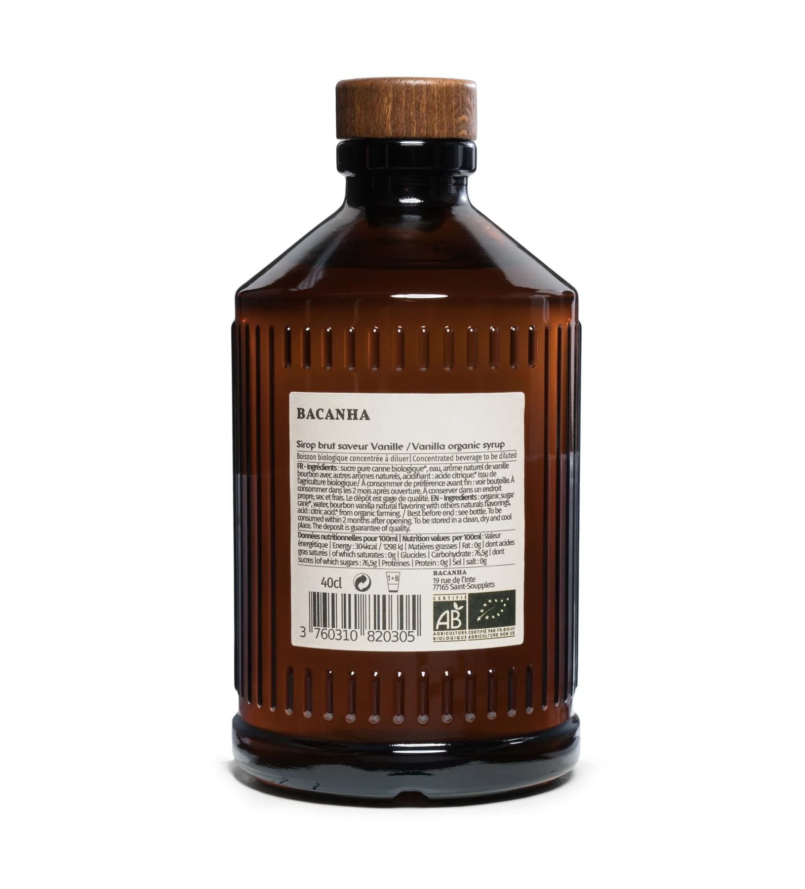 Syrop Bacanha o smaku waniliowym [ORGANIC] - Image 2