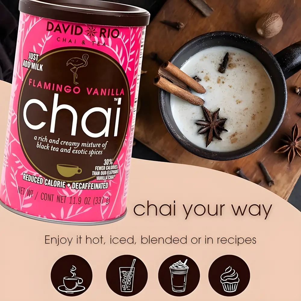 Przyprawa Chai Flamingo Vanilla David Rio 337 g - Image 6