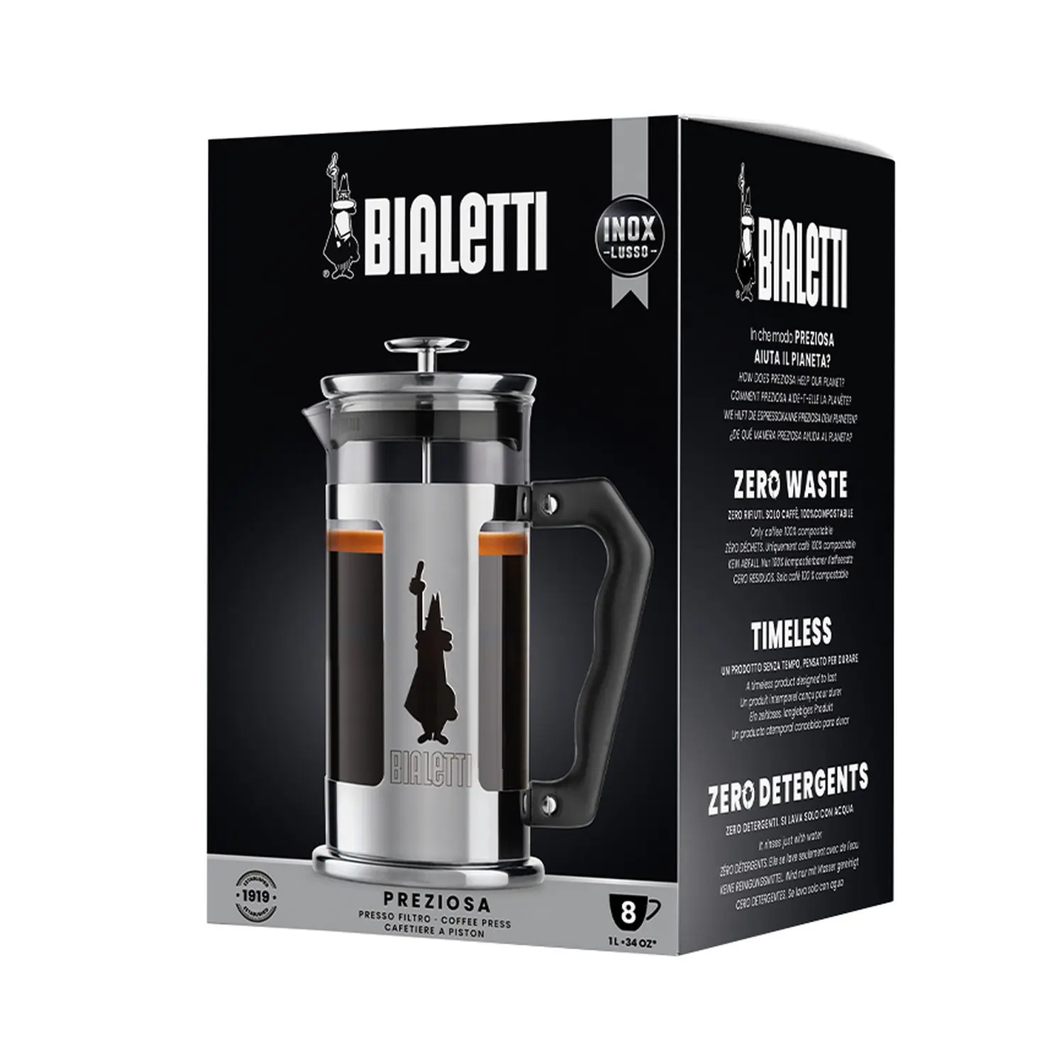 French Press Bialetti Preziosa Omino 1000 ml - Image 7
