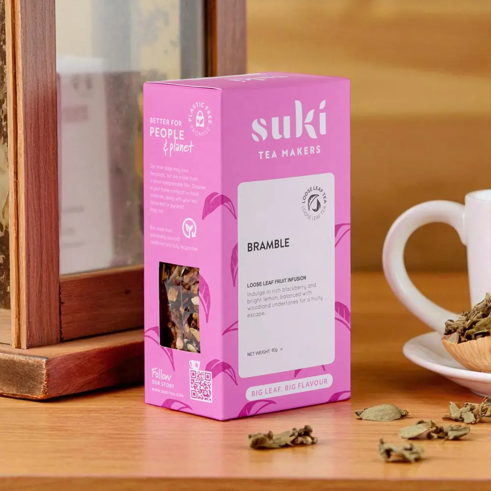 Herbata Owocowa Bramble 80g Suki Tea - Image 3