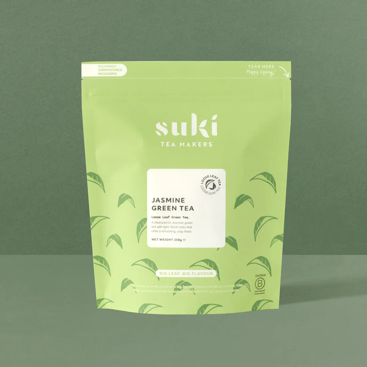 Herbata Zielona Jaśminowa 250g Suki Tea - Image 4