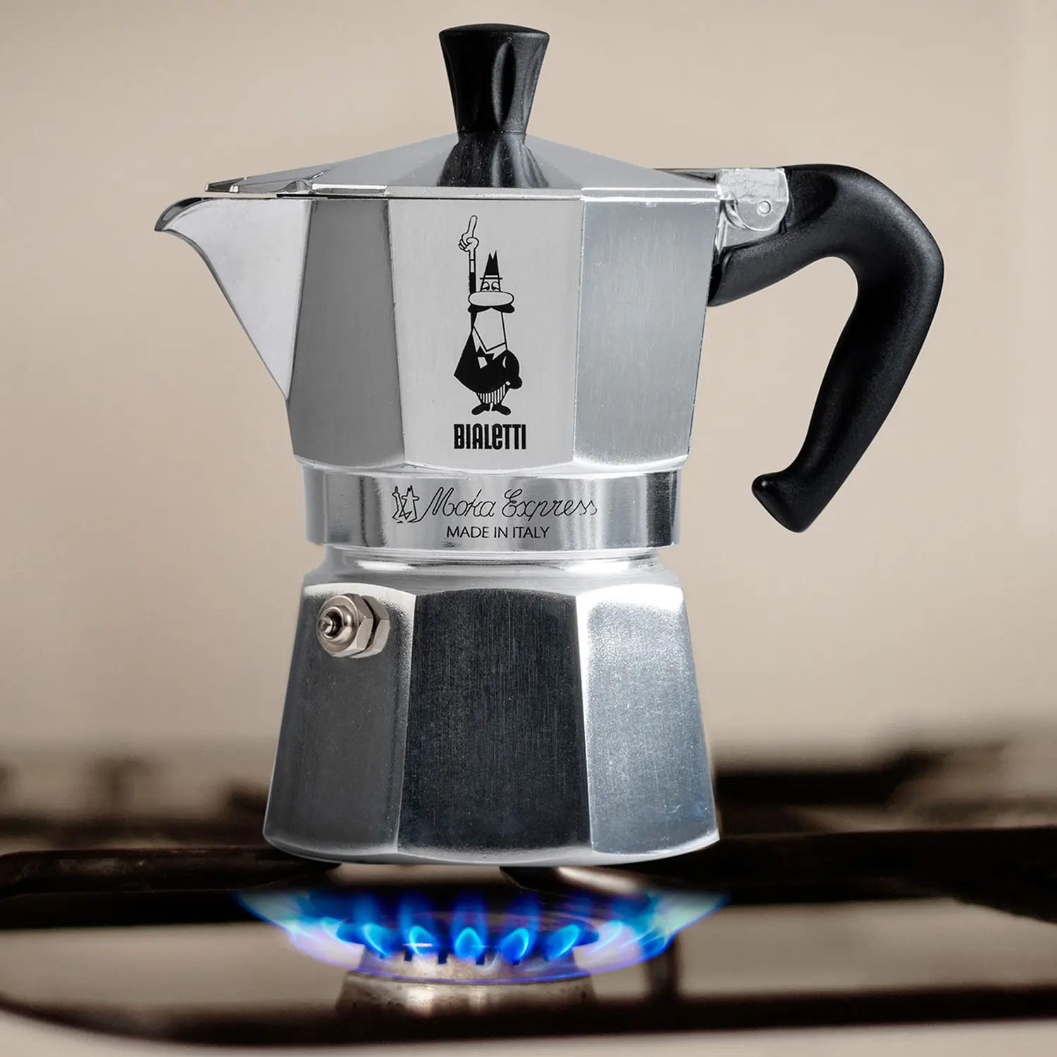 Kawiarka Bialetti Moka Express 6tz Srebrna - Image 3