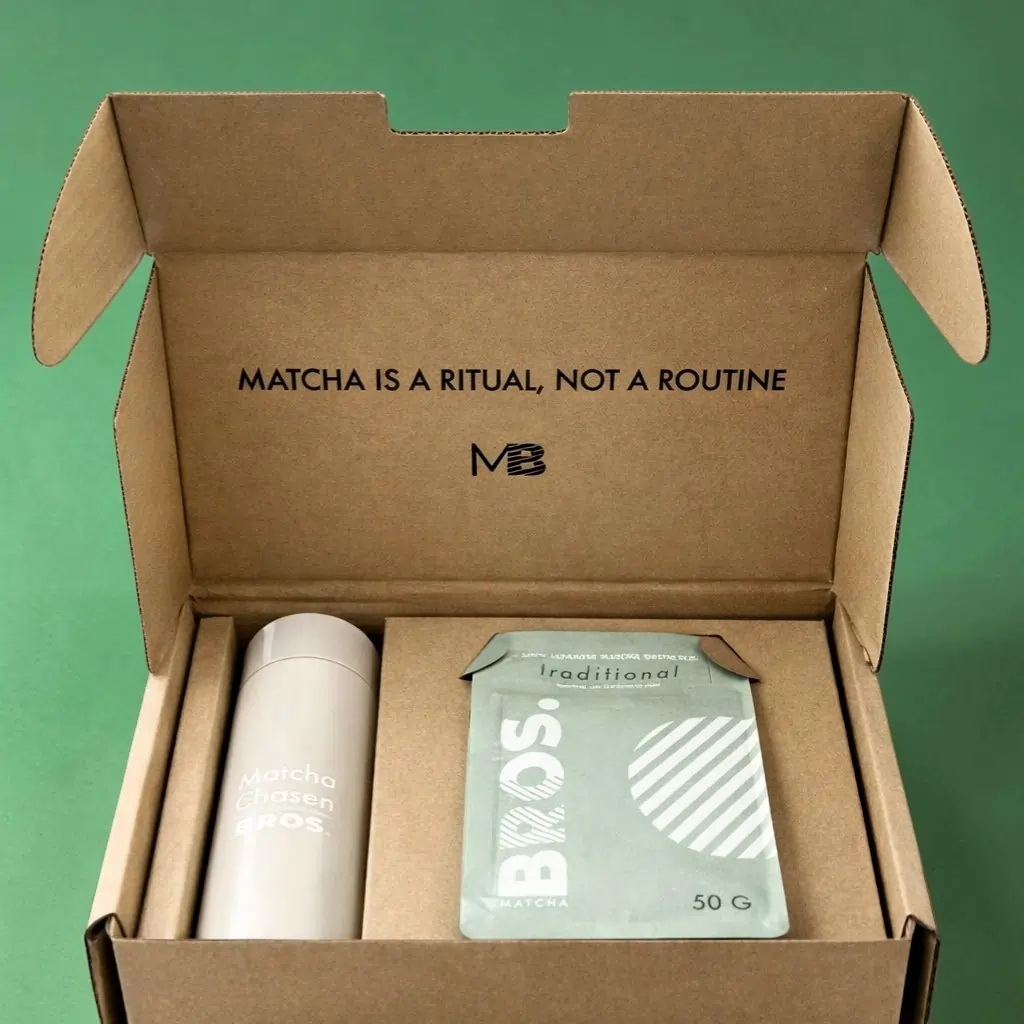 Zestaw startowy Bros. Matcha Tradycyjna 50 g i Chasen - Image 3