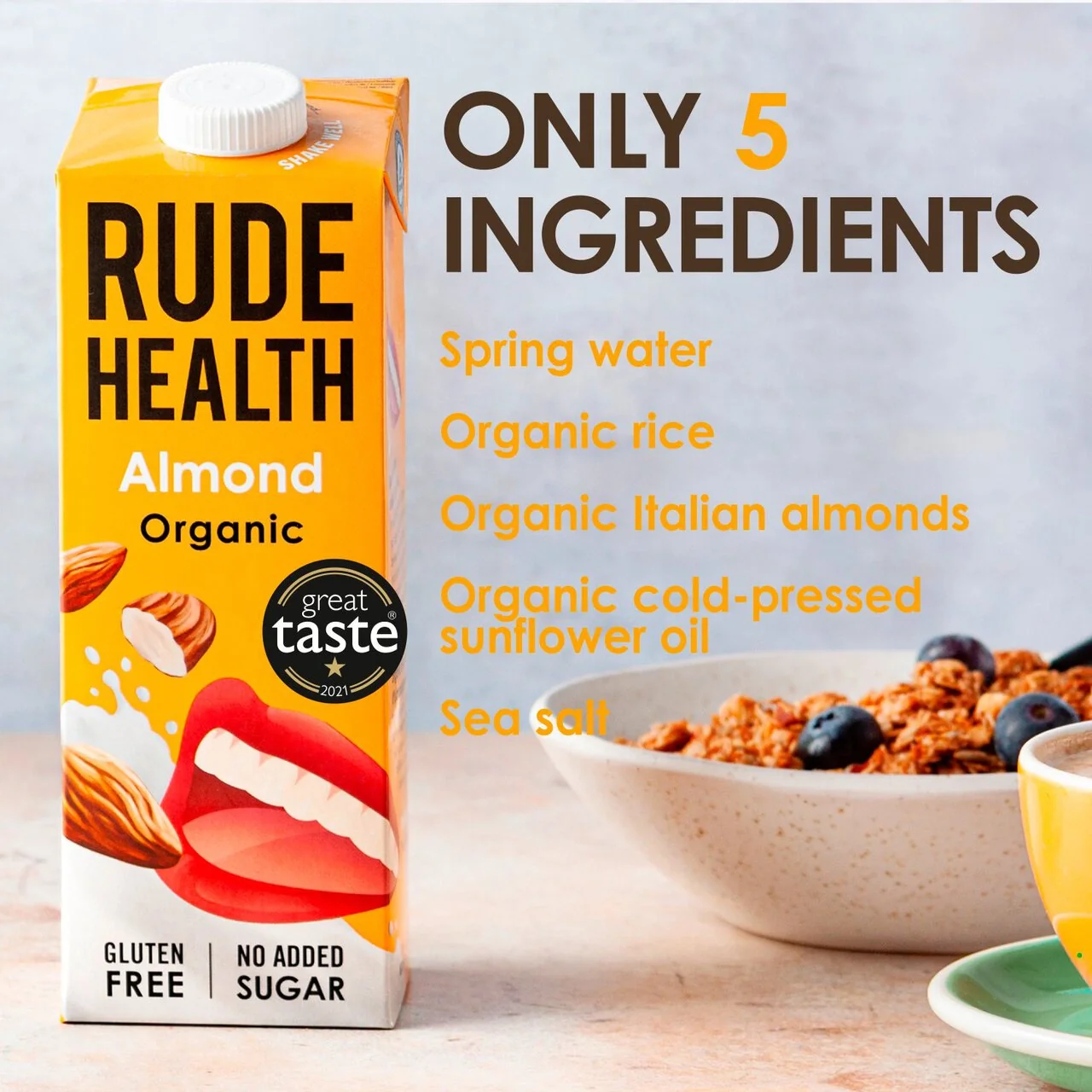 Rude Health Napój Roślinny Migdałowy Organic 6 x 1L - Image 5