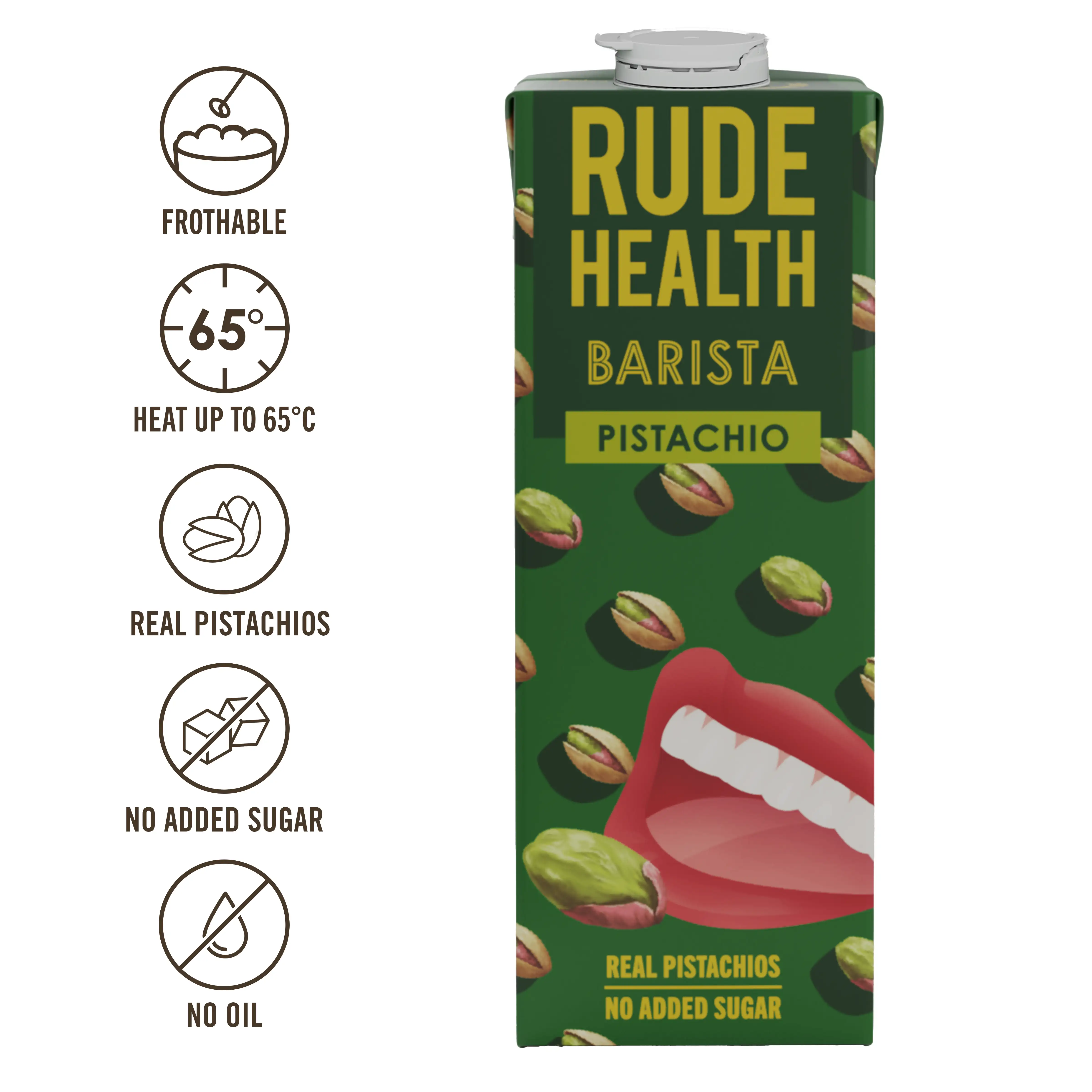 Rude Health Napój Roślinny Pistacjowy Barista 1L - Image 4