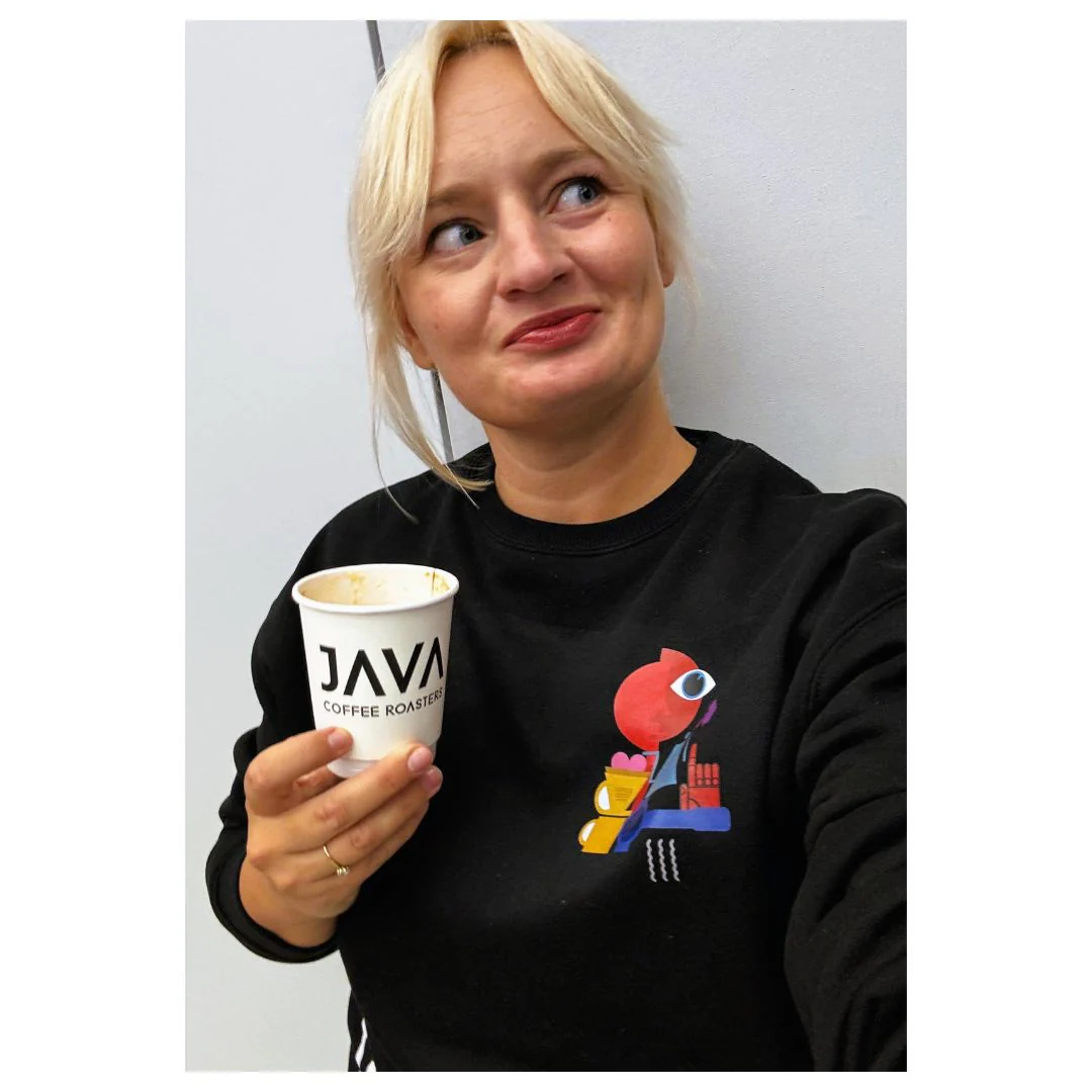 Sweatshirt JAVA Coffee Bluza bez kaptura - Image 5