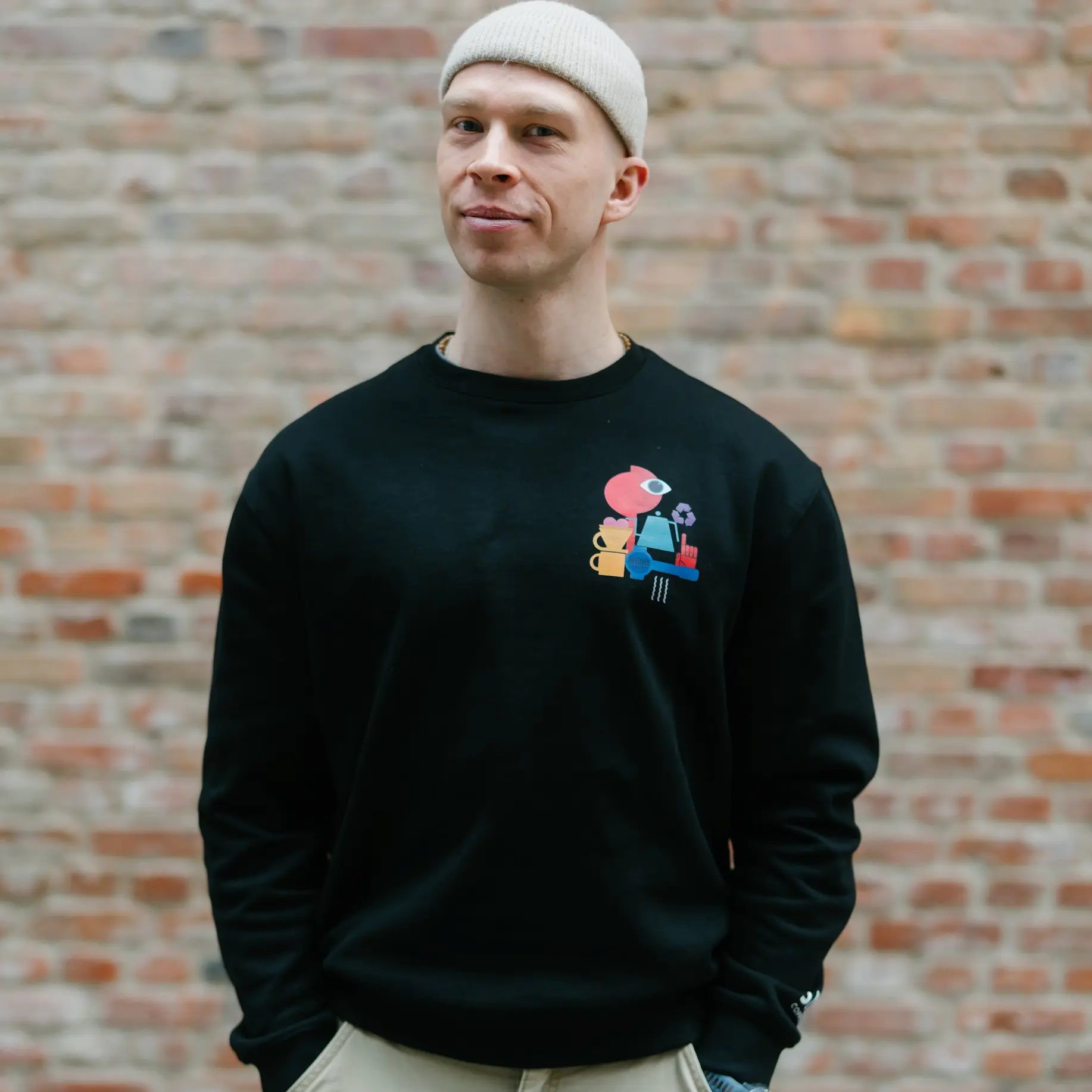 Sweatshirt JAVA Coffee Bluza bez kaptura - Image 8