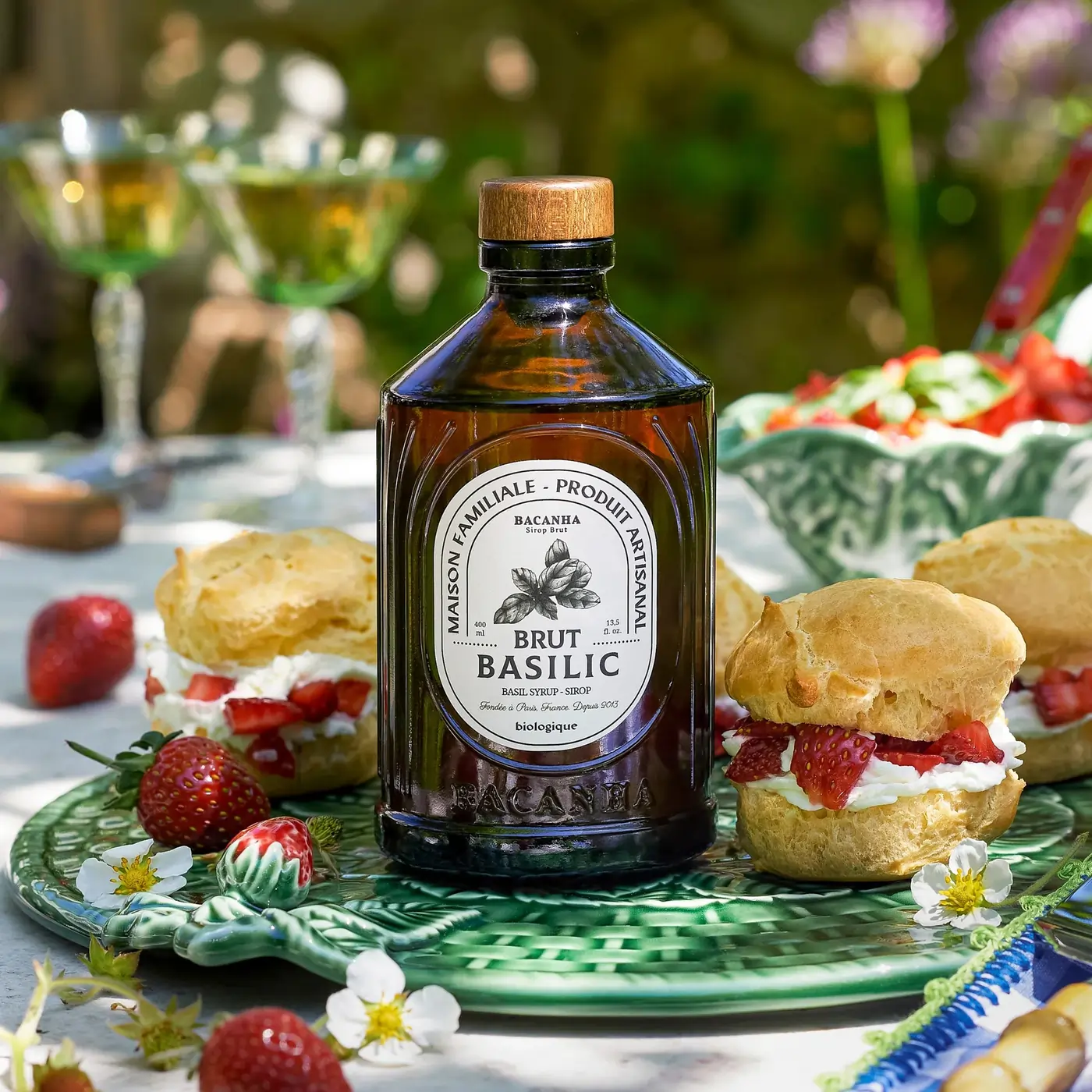 Syrop Bacanha  o smaku bazyliowym [ORGANIC] - Image 3